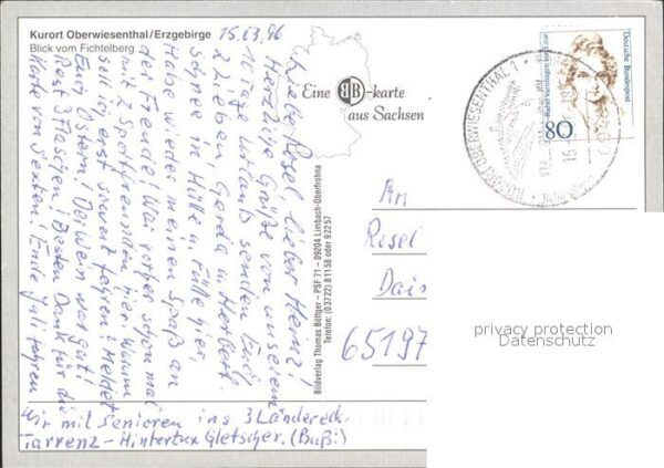 Oberwiesenthal Erzgebirge Fichtelberg Gondelbahn – Bild 2