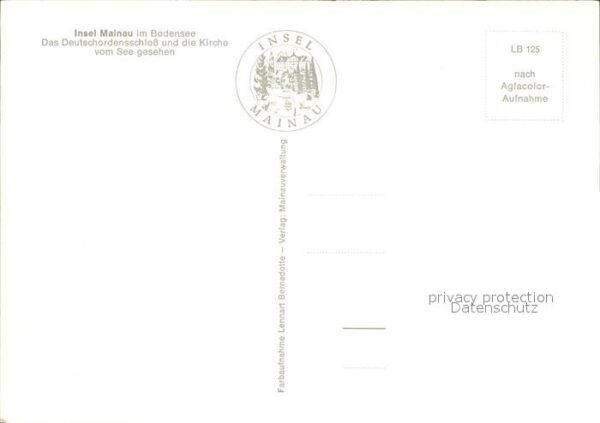 Mainau Deutschordensschloss Kirche Schiff – Bild 2