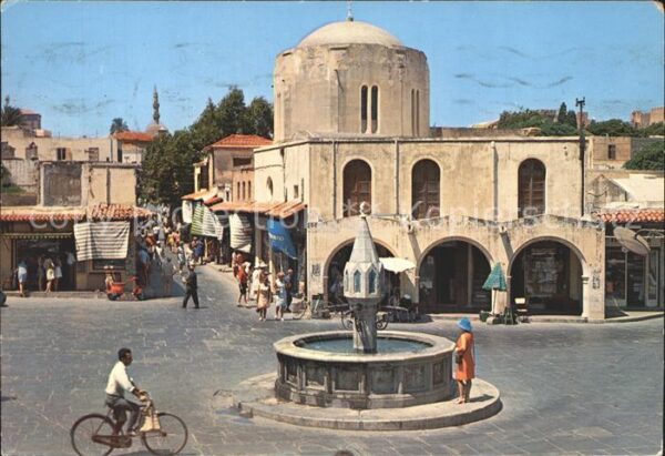 Rhodos Rhodes Aegaeis Hippokratus Platz