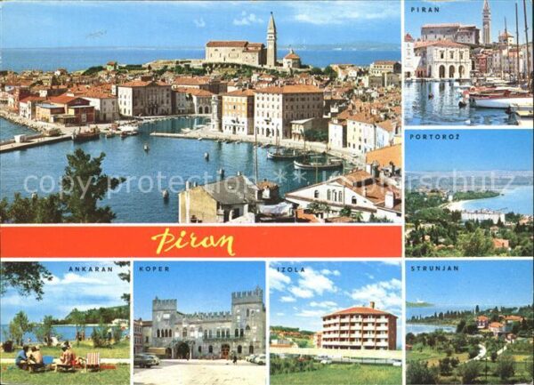 Piran Gesamtansicht Izola Koper Ankaran Porto