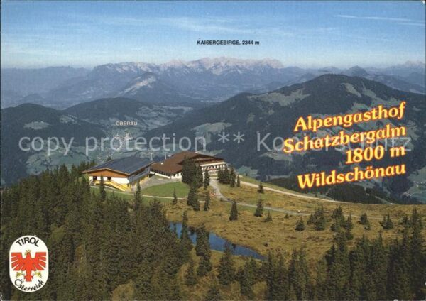 Thiersee Panorama Aplengasthof Schatzbergalm