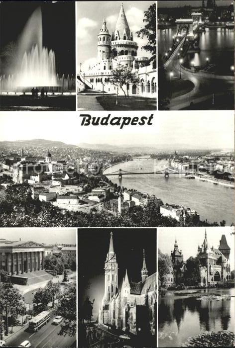 Budapest Fliegeraufnahme Kirchen Brunnen