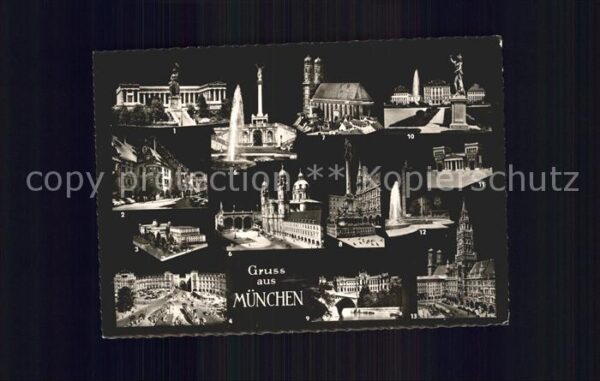 Muenchen Bavaria mit Ruhmeshalle Deutsches Museu