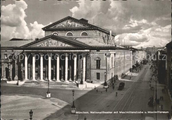 Muenchen Maximilianstrasse Maximilianeum Nationa