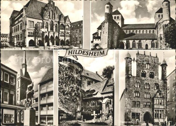 Hildesheim Michaelis- Kirche Templerhaus Rathaus