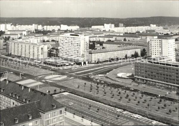 Dresden Blick vom Rathausturm Osten