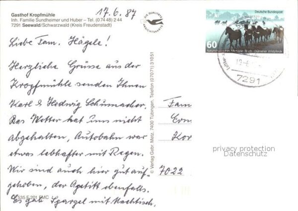 Seewald Gasthof Kropfmühle – Bild 2