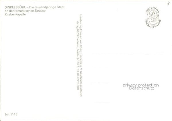Dinkelsbuehl Knabenkapelle – Bild 2