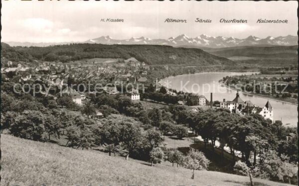 Waldshut-Tiengen Alpenkette Kaiserstock Churfirsten