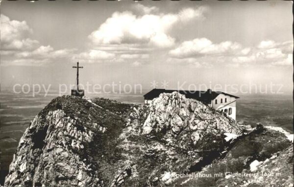 Hochfellnhaus Gipfelkreuz