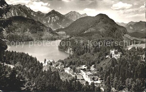 Hohenschwangau Alpsee Schwansee Allgäuer Hochgebirge