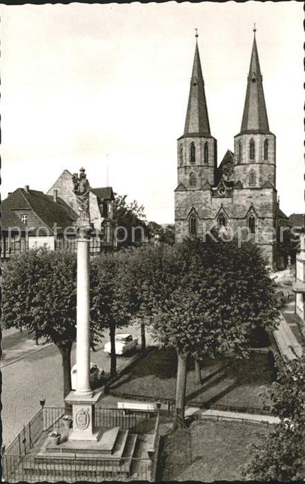 Duderstadt Sankt Cyriakuskirche Mariensäule
