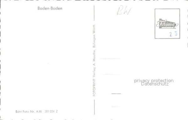 Baden-Baden Stadtansicht – Bild 2