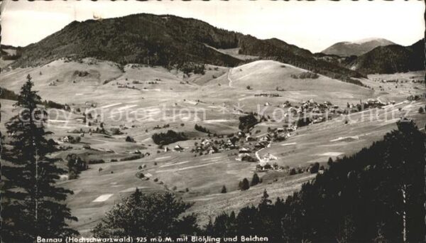 Bernau Schwarzwald Bohling und Belchen