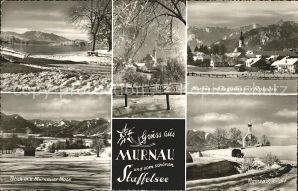 Murnau Staffelsee Staffelsee Zugspitze Kirche Ramsbach Mu