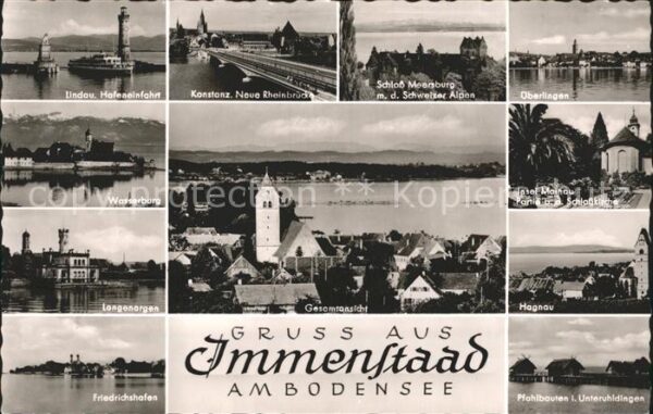 Immenstaad Bodensee Hafeneinfahrt Lindau Langenargen Friedr