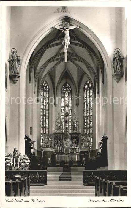 Radolfzell Bodensee Inneres des Münsters