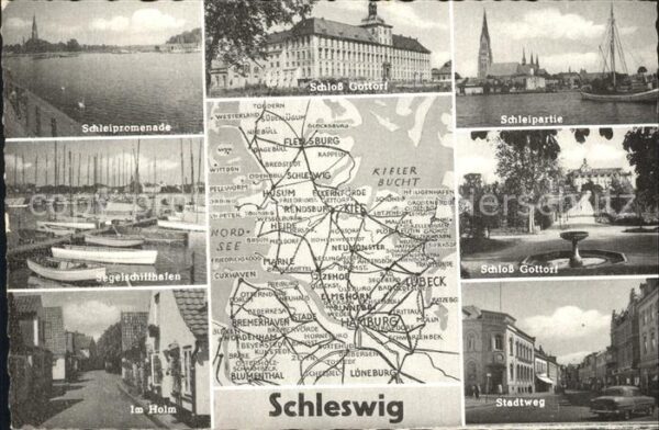 Schleswig Schlei Schloss Gottorf Schleipartie Segelschif