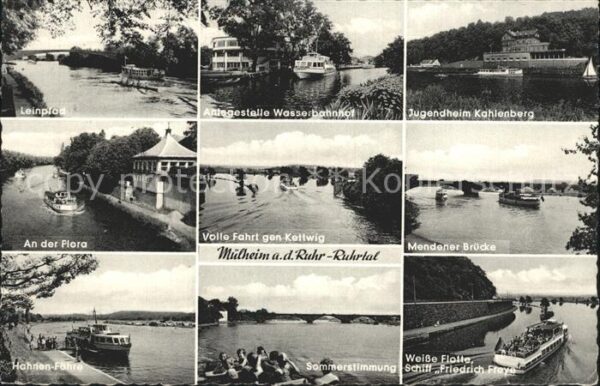Muelheim Ruhr Anlegestelle Wasserbahnhof Jugendheim K
