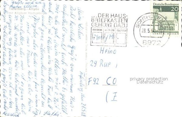 Tiefenberg Teilansicht mit Hochgebirge – Bild 2