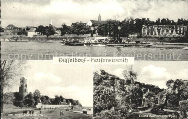 Kaiserswerth Ruine Barbarossa- Pfalz Mühlenturm