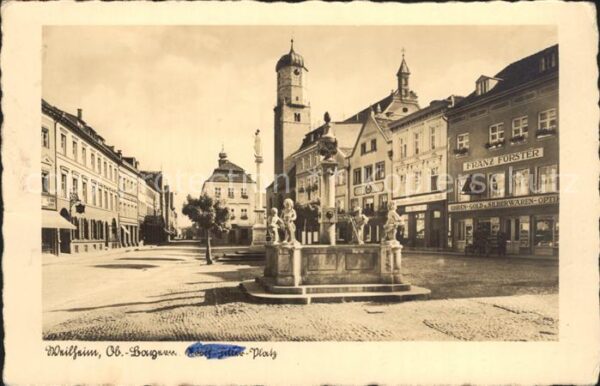 Weilheim Oberbayern Marktplatz
