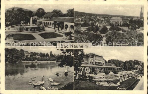 Bad Nauheim Kurhaus Teichhaus Badehäuser