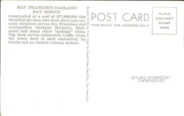 Oakland California Bay Bridge – Bild 2