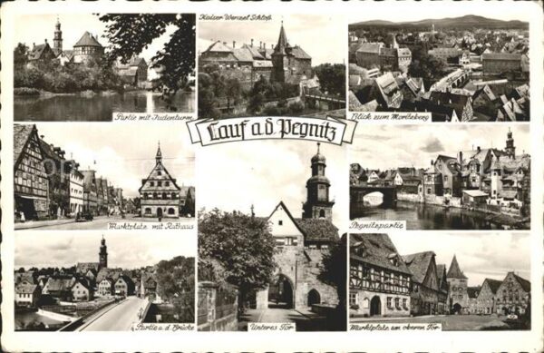 Pegnitz Marktplatz Rathaus Unteres Tor