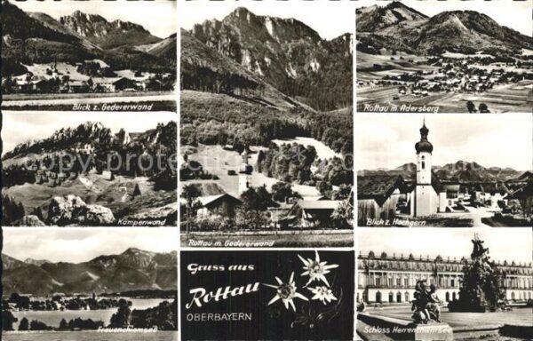 Rottau Chiemgau Gedererwand Kampenwand Schloss Herrench