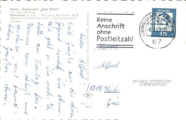 Hemsbach Bergstrasse Evangelische Kirche Katholische Kirche – Bild 2