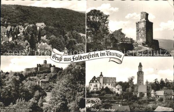 Falkenstein Taunus Burgruine Königstein Burg Kronberg