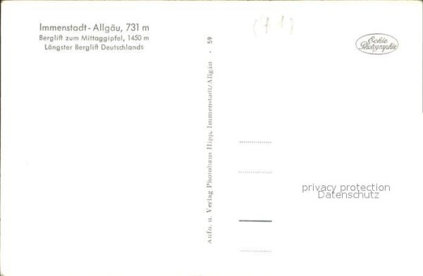 Immenstadt Allgaeu Marienplatz Berglift – Bild 2