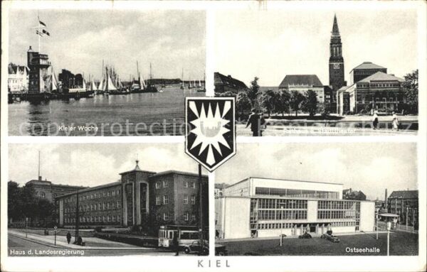 Kiel Ostseehalle Rathaus Stadttheater