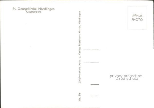Noerdlingen Sankt Georgskirche Orgelempore – Bild 2