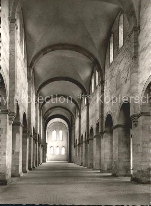 Eberbach Rheingau Basilika Mittelschiff  Ehemalige Zister