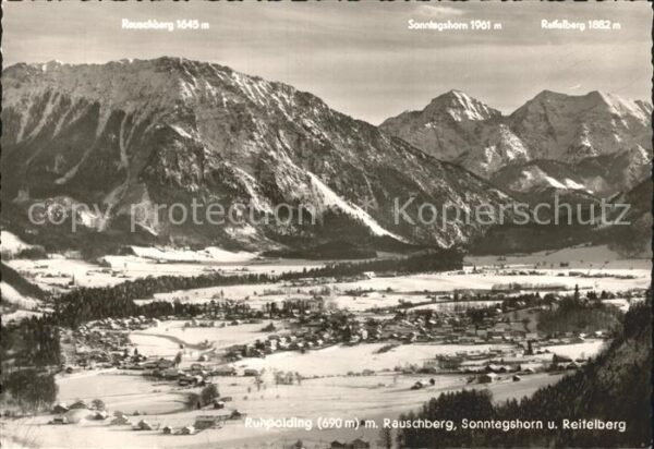 Ruhpolding Rauschberg Sonntagshorn Reifelberg