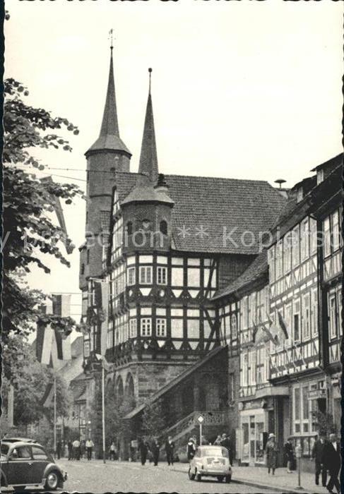 Duderstadt Rathaus mit Mariensäule