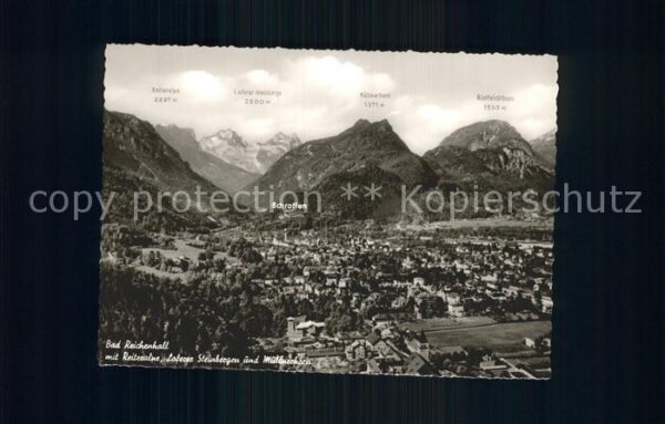 Bad Reichenhall Fliegeraufnahme Reiteralpe Loferer Stei