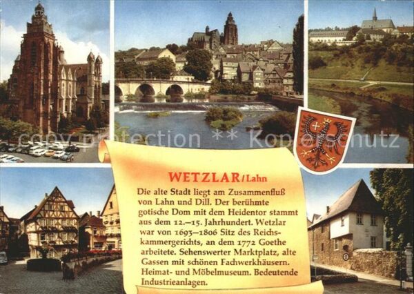 Wetzlar Fachwerkhäuser Dom Lahnbrücke