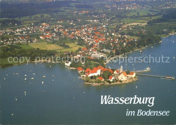 Wasserburg Bodensee Fliegeraufnahme