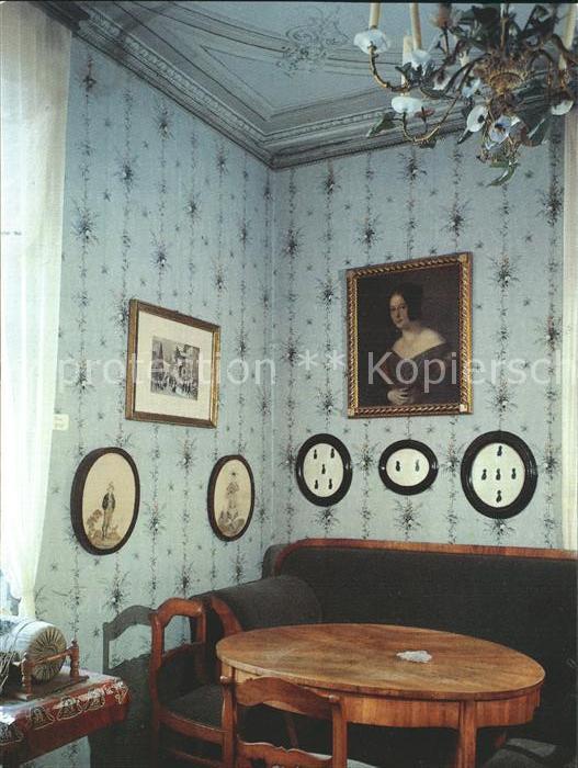 Mueglitztal Schloss Weesenstein Eckzimmer im Bieder