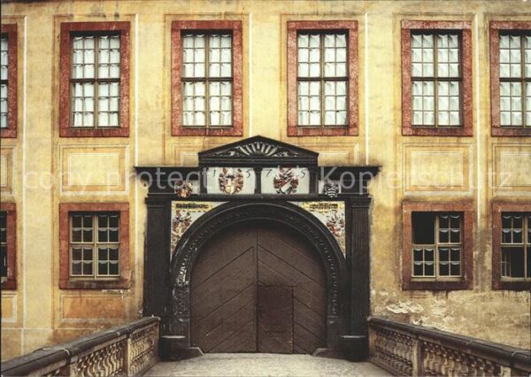 Mueglitztal Schloss Weesenstein Eingangsportal