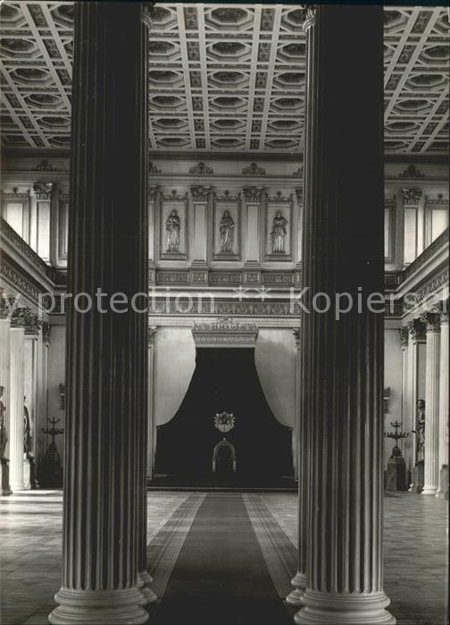 Muenchen Residenzmuseum Thronsaal des Festsaalba