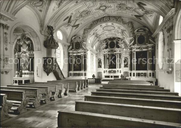 Steingaden Oberbayern Wallfahrtskirche Ilgen Inneres
