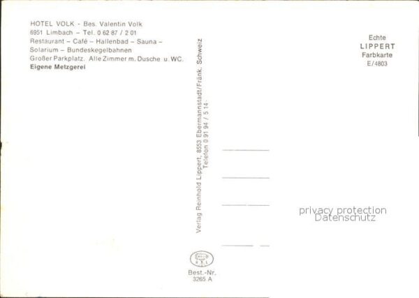Limbach Baden Hotel Volk – Bild 2