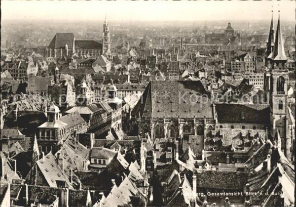 Nuernberg Stadtansicht Burg