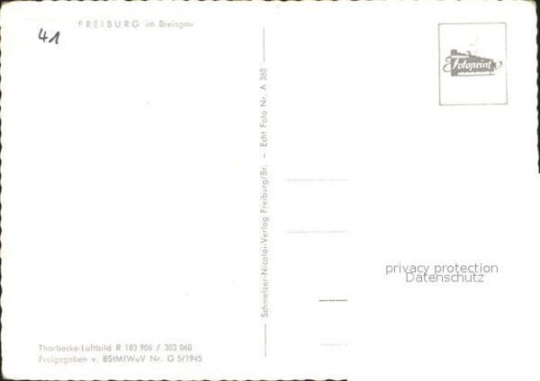 Freiburg Breisgau Stadtansicht – Bild 2