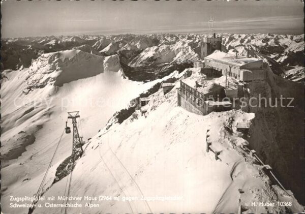 Zugspitze Zugspitzgipfel Münchner Haus