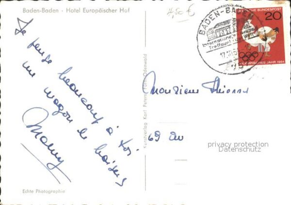 Baden-Baden Hotel Europäischer Hof – Bild 2